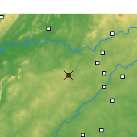 Nearby Forecast Locations - Paulding - Kaart