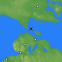 Nearby Forecast Locations - Mackinac Island - Kaart