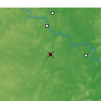 Nearby Forecast Locations - Okmulgee - Kaart