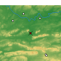 Nearby Forecast Locations - Poteau - Kaart