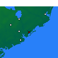 Nearby Forecast Locations - Mount Pleasant - Kaart