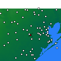 Nearby Forecast Locations - Houston - Kaart