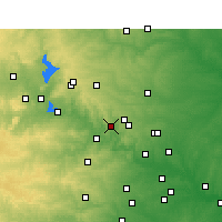 Nearby Forecast Locations - Lago Vista - Kaart