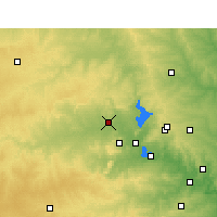 Nearby Forecast Locations - Llano - Kaart
