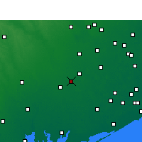 Nearby Forecast Locations - Wharton - Kaart