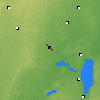 Nearby Forecast Locations - Waupaca - Kaart