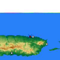 Nearby Forecast Locations - San Juan - Kaart