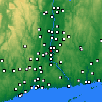 Nearby Forecast Locations - Wethersfield - Kaart