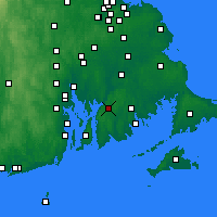 Nearby Forecast Locations - Fall River - Kaart