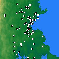 Nearby Forecast Locations - Mattapan - Kaart