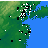 Nearby Forecast Locations - Keyport - Kaart
