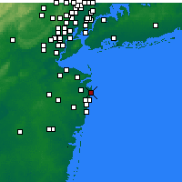 Nearby Forecast Locations - Long Branch - Kaart