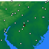 Nearby Forecast Locations - Voorhees - Kaart