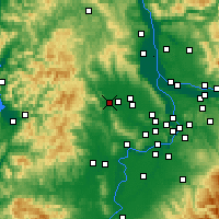 Nearby Forecast Locations - Forest Grove - Kaart