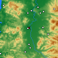 Nearby Forecast Locations - Corvallis - Kaart
