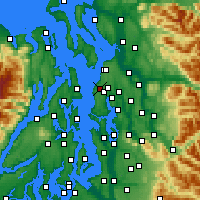 Nearby Forecast Locations - Edmonds - Kaart