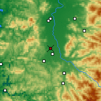 Nearby Forecast Locations - Junction City - Kaart