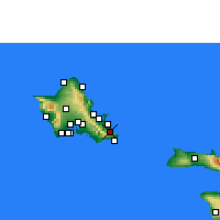 Nearby Forecast Locations - Waimanalo - Kaart