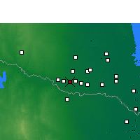 Nearby Forecast Locations - Pharr - Kaart