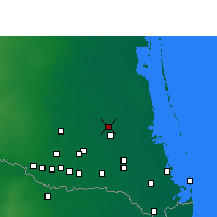 Nearby Forecast Locations - Raymondville - Kaart