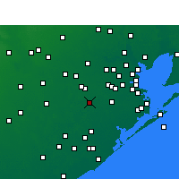Nearby Forecast Locations - Rosharon - Kaart