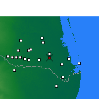 Nearby Forecast Locations - San Benito - Kaart
