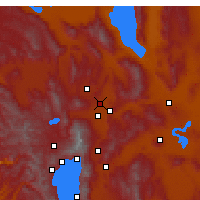 Nearby Forecast Locations - Sun Valley - Kaart