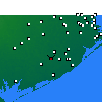 Nearby Forecast Locations - Sweeny - Kaart