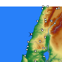 Nearby Forecast Locations - Aadloun - Kaart