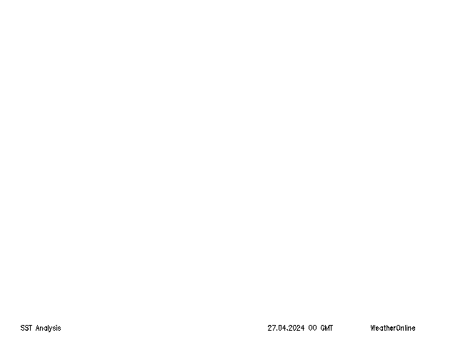Australië SST za 27.04.2024 00 UTC