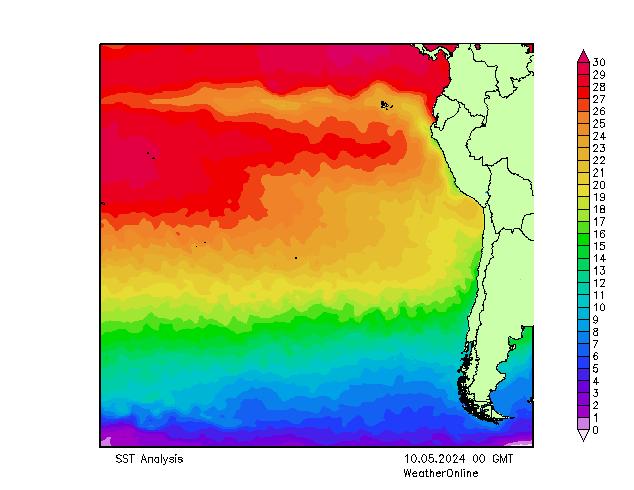 Pacific SST vr 10.05.2024 00 UTC