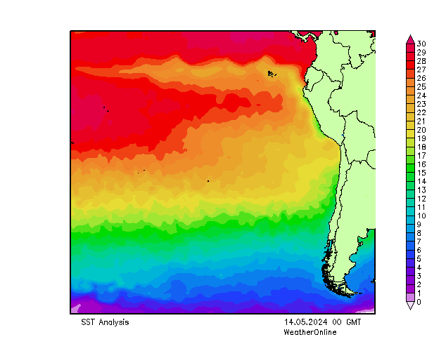 Pacific SST di 14.05.2024 00 UTC