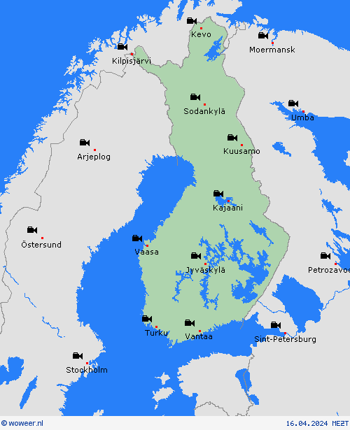 webcam Finland Europa Weerkaarten