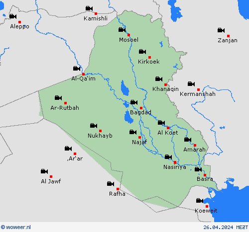 webcam Irak Azië Weerkaarten