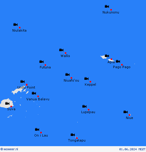webcam Wallis en Futuna Oceanië Weerkaarten